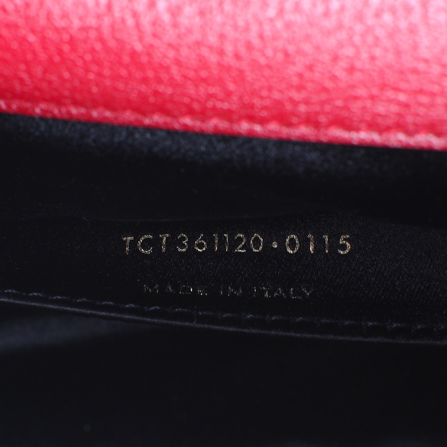 Saint Laurent Calfskin Monogram Large Belle De Jour Clutch Red 7 of 7