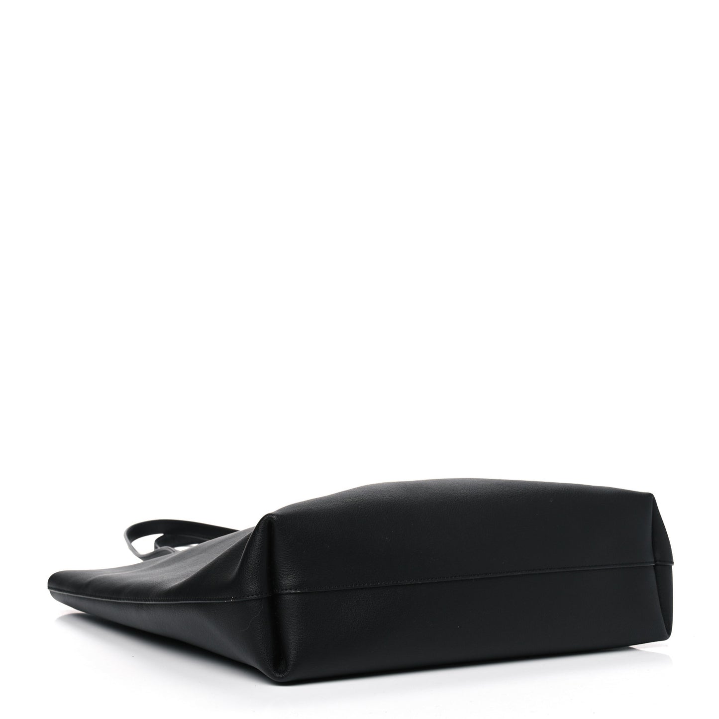 Calfskin Medium Shopping Tote Black
