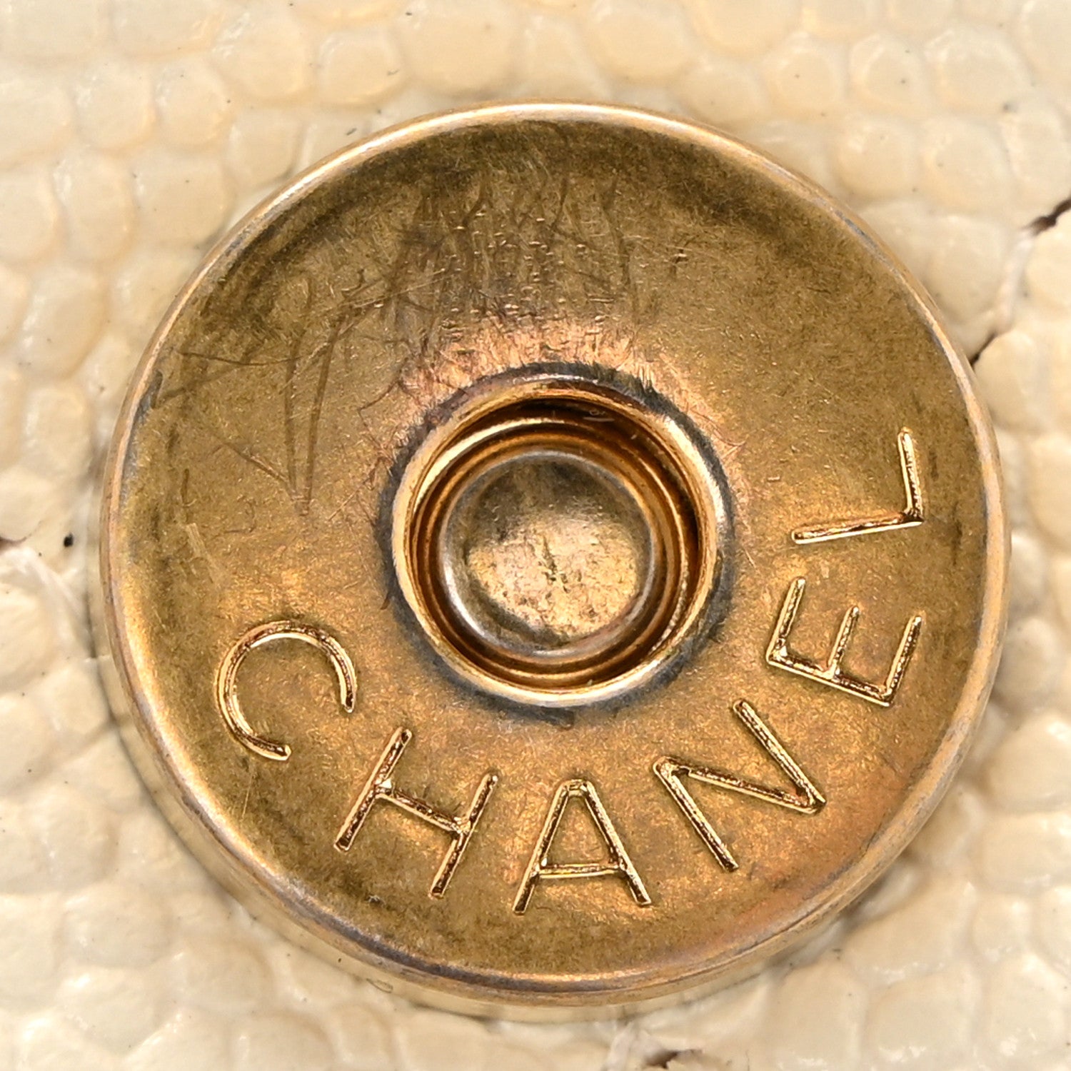 Chanel Shiny Caviar Quilted Chain Melody Belt Bag White 12 of 15