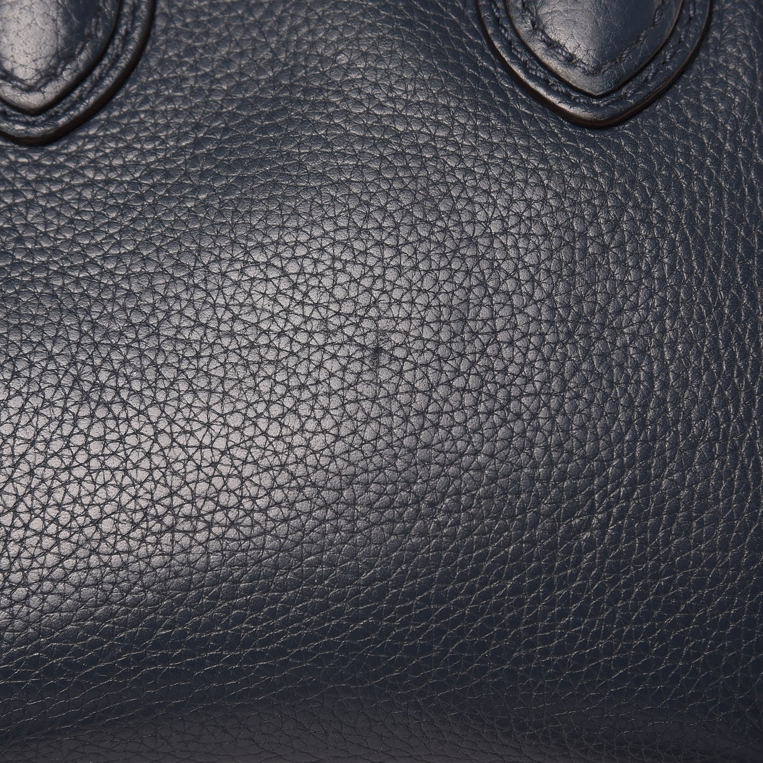 Celine Drummed Calfskin Nano Luggage Orage 16 of 17