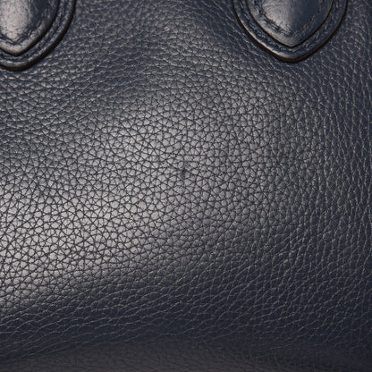 Celine Drummed Calfskin Nano Luggage Orage 16 of 17