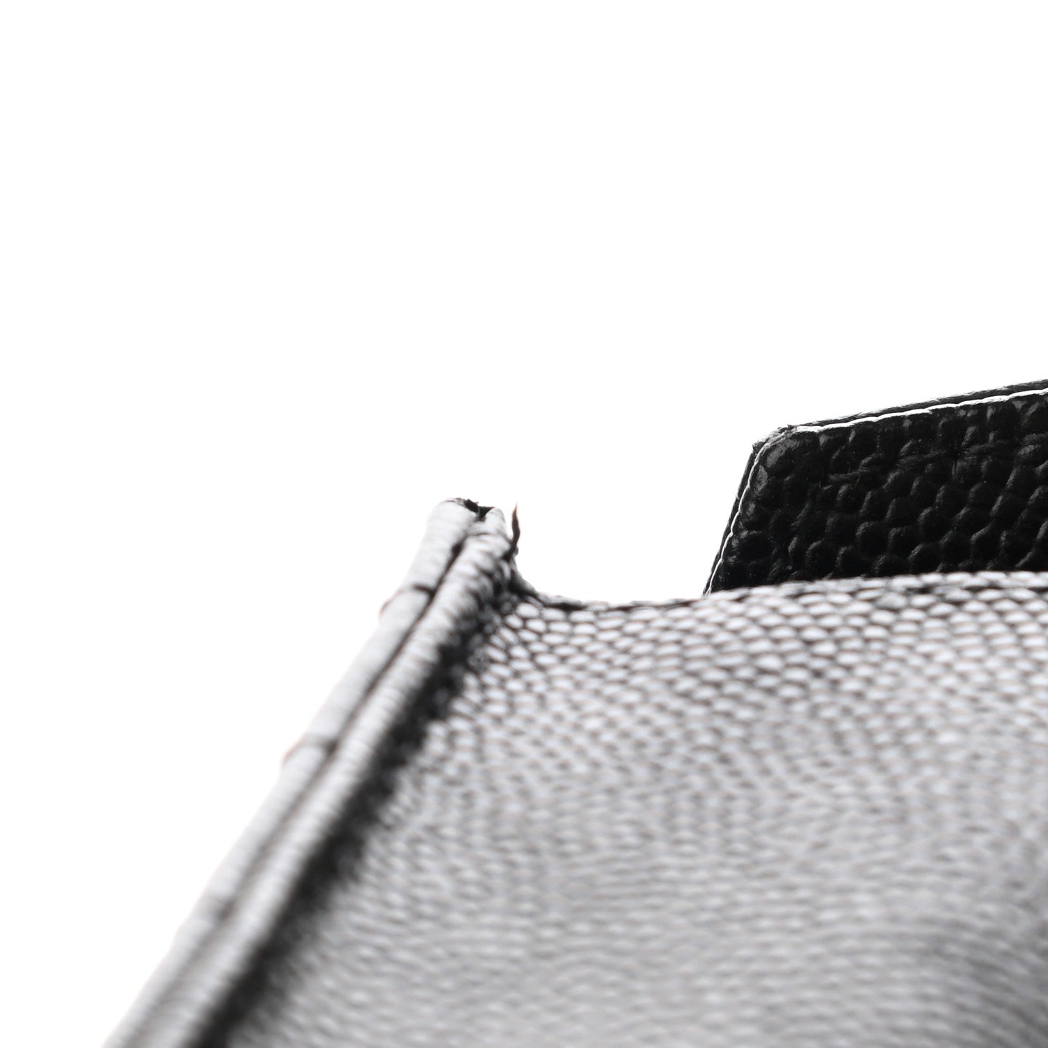 Saint Laurent Grain De Poudre Matelasse Chevron Monogram Envelope Clutch Black 13 of 13
