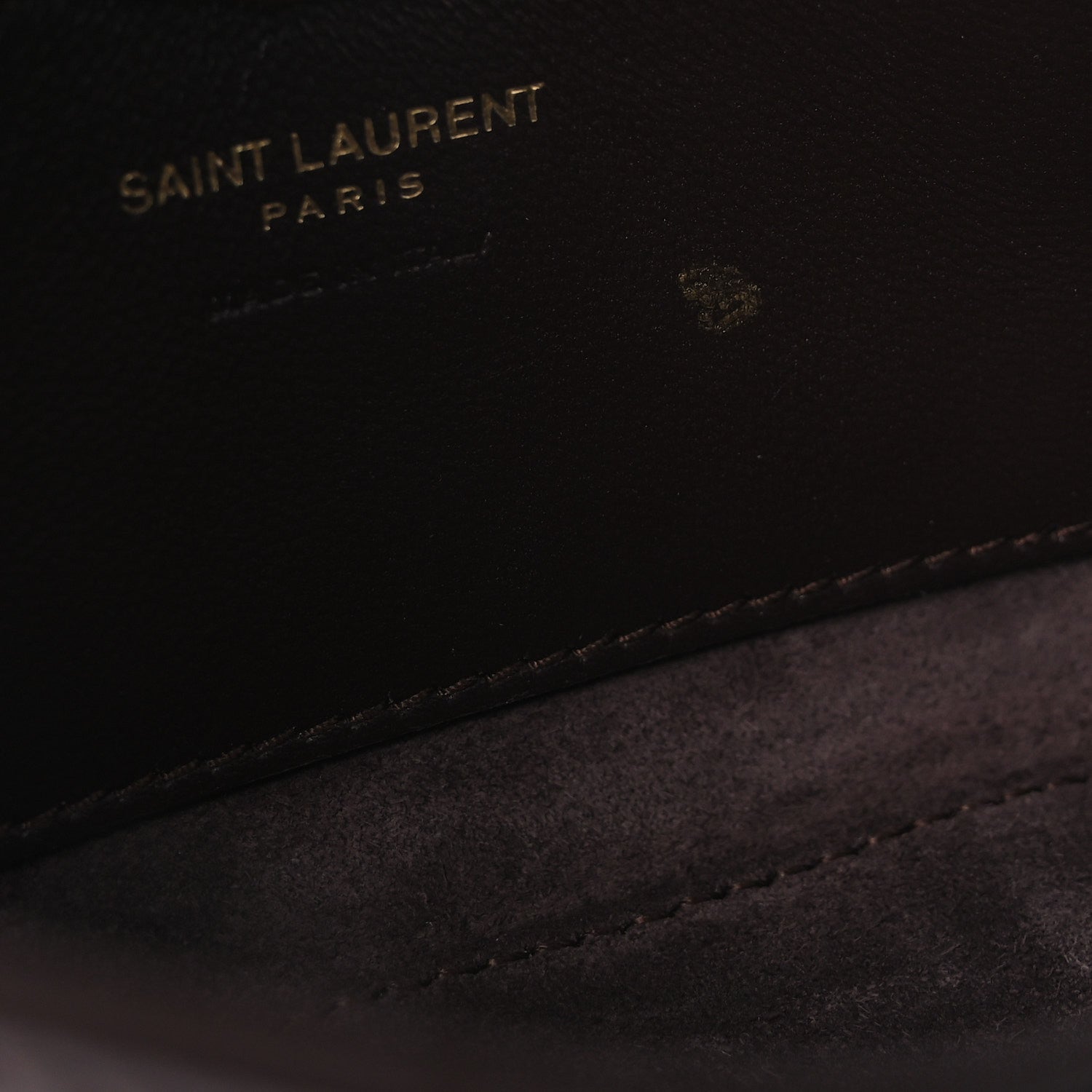 Saint Laurent Patent Calfskin Le 5 A 7 Mini Hobo Spicy Chocolate 11 of 11