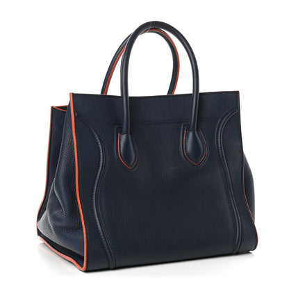 Celine Supple Calfskin Medium Phantom Luggage Midnight 3 of 9