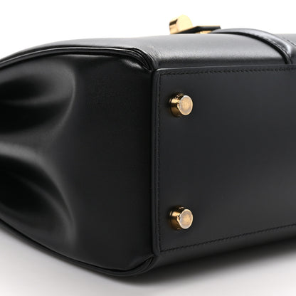 Celine Satinated Calfskin Small 16 Top Handle Bag Black 9 of 12