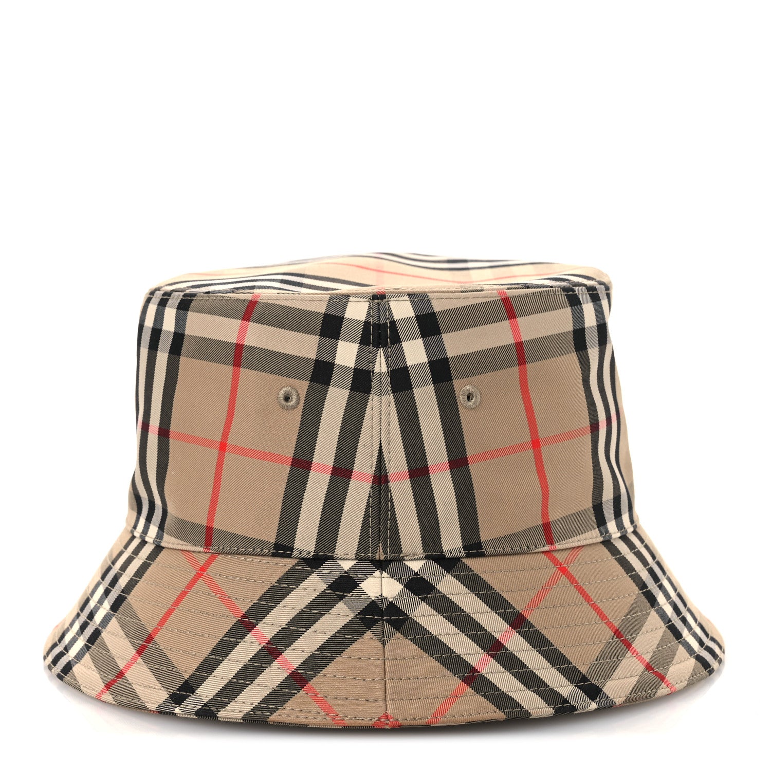 Burberry Technical Cotton Vintage Check Bucket Hat L Archive Beige 5 of 10