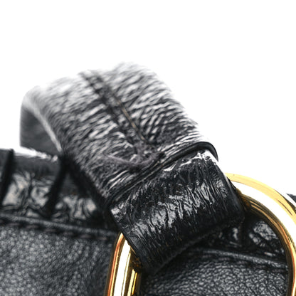 Prada Patent Woven Tote Black 11 of 12