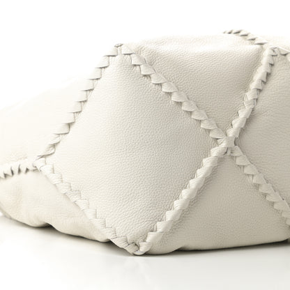 Bottega Veneta Washed Cervo Deerskin Large Hobo Mist 9 of 10