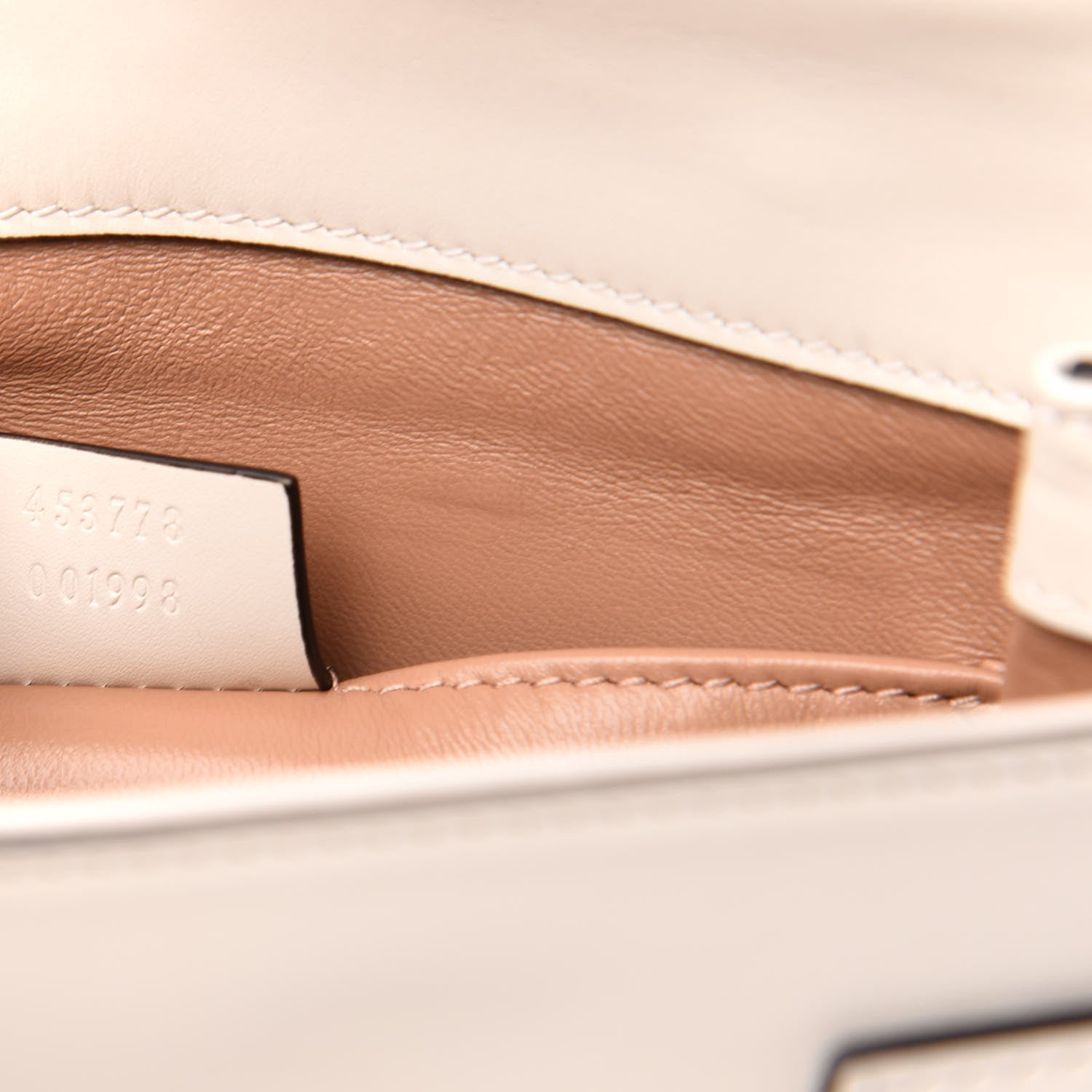 Gucci Nappa Pearl Studded Mini Queen Margaret Broadway Shoulder Bag Mystic White 8 of 13