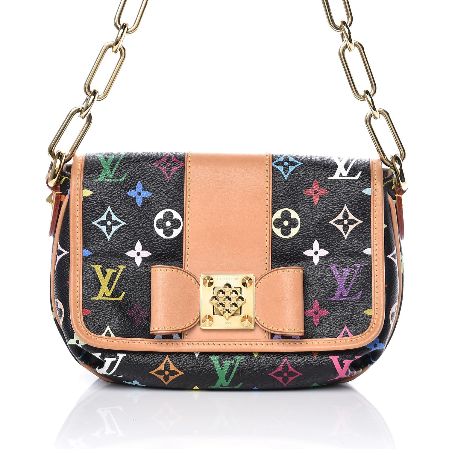 Louis Vuitton Monogram Multicolor Patti Black 13 of 13