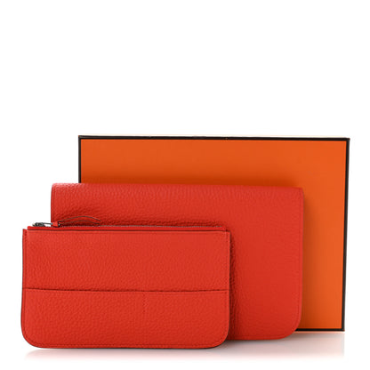 Hermes Togo Dogon Duo Wallet Capucine 9 of 9