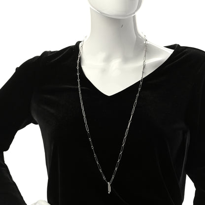 Hermes Palladium Curiosite Long Necklace 2 of 7