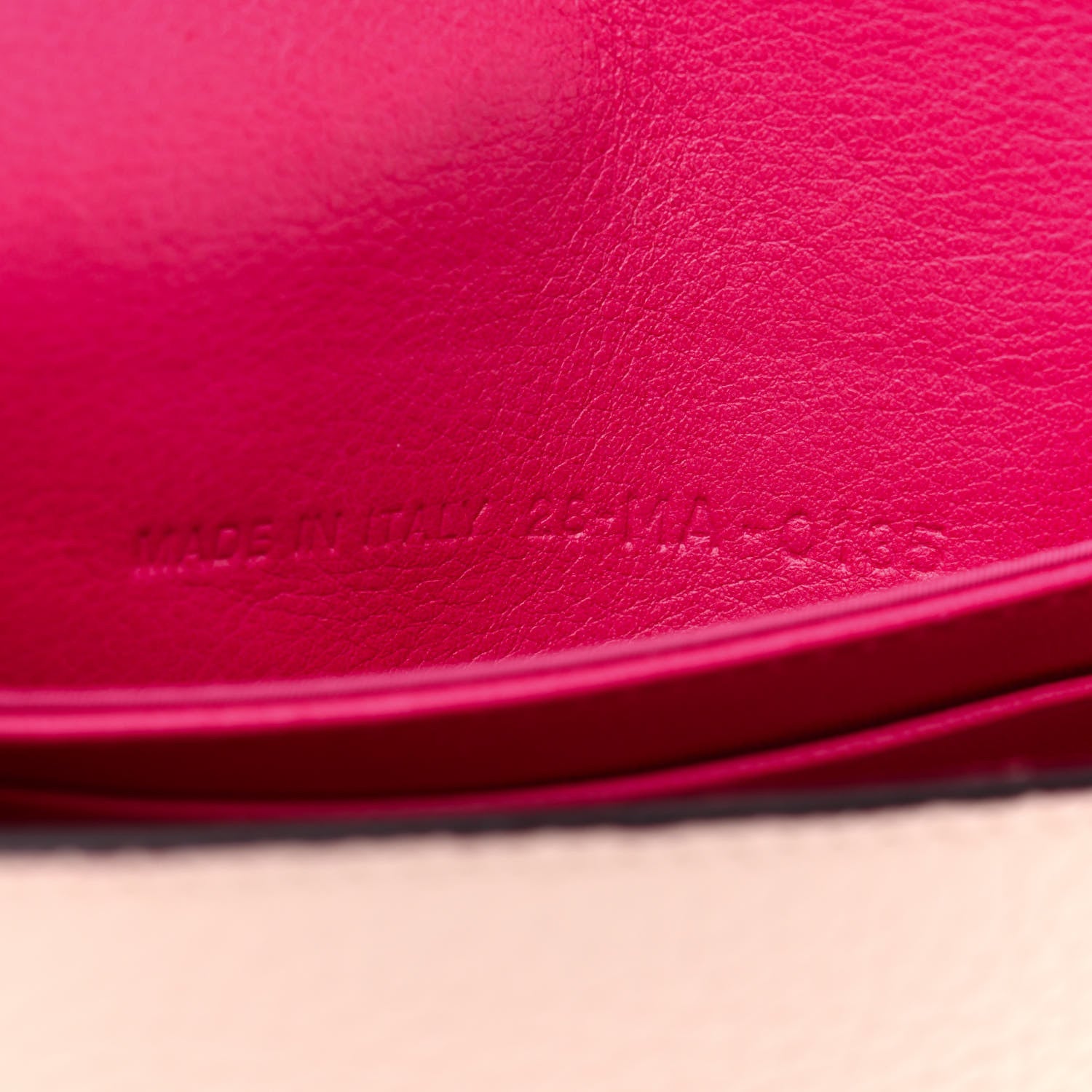 Christian Dior CHRISTIAN DIOR Bullcalf Diorissimo Promenade Envelope Pouch Fuchsia Rose Poudre 7 of 15