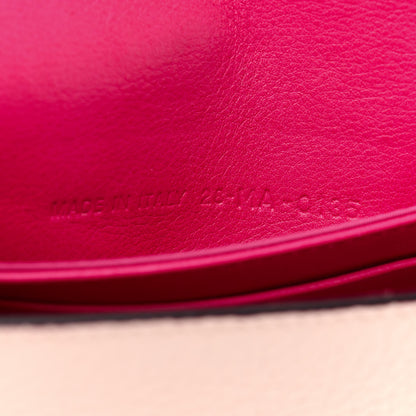 Christian Dior CHRISTIAN DIOR Bullcalf Diorissimo Promenade Envelope Pouch Fuchsia Rose Poudre 7 of 15