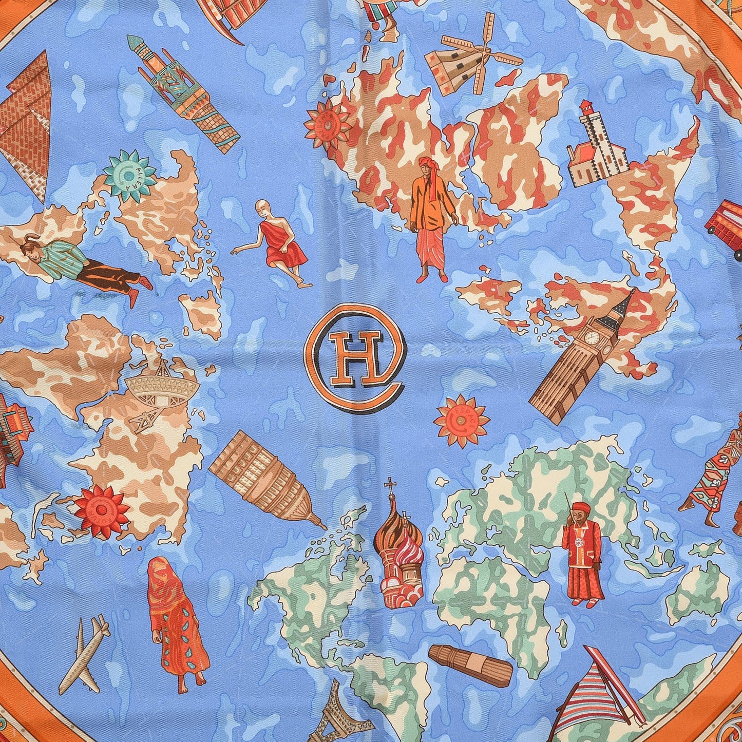 Silk Printed Scarf 90
