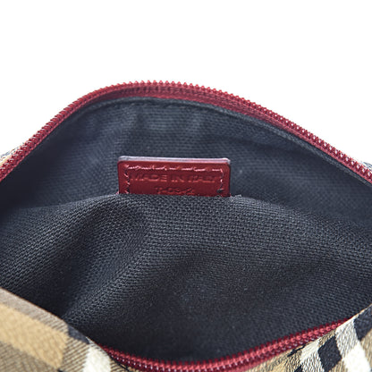 Burberry Haymarket Check Small Bag Red 7 of 10