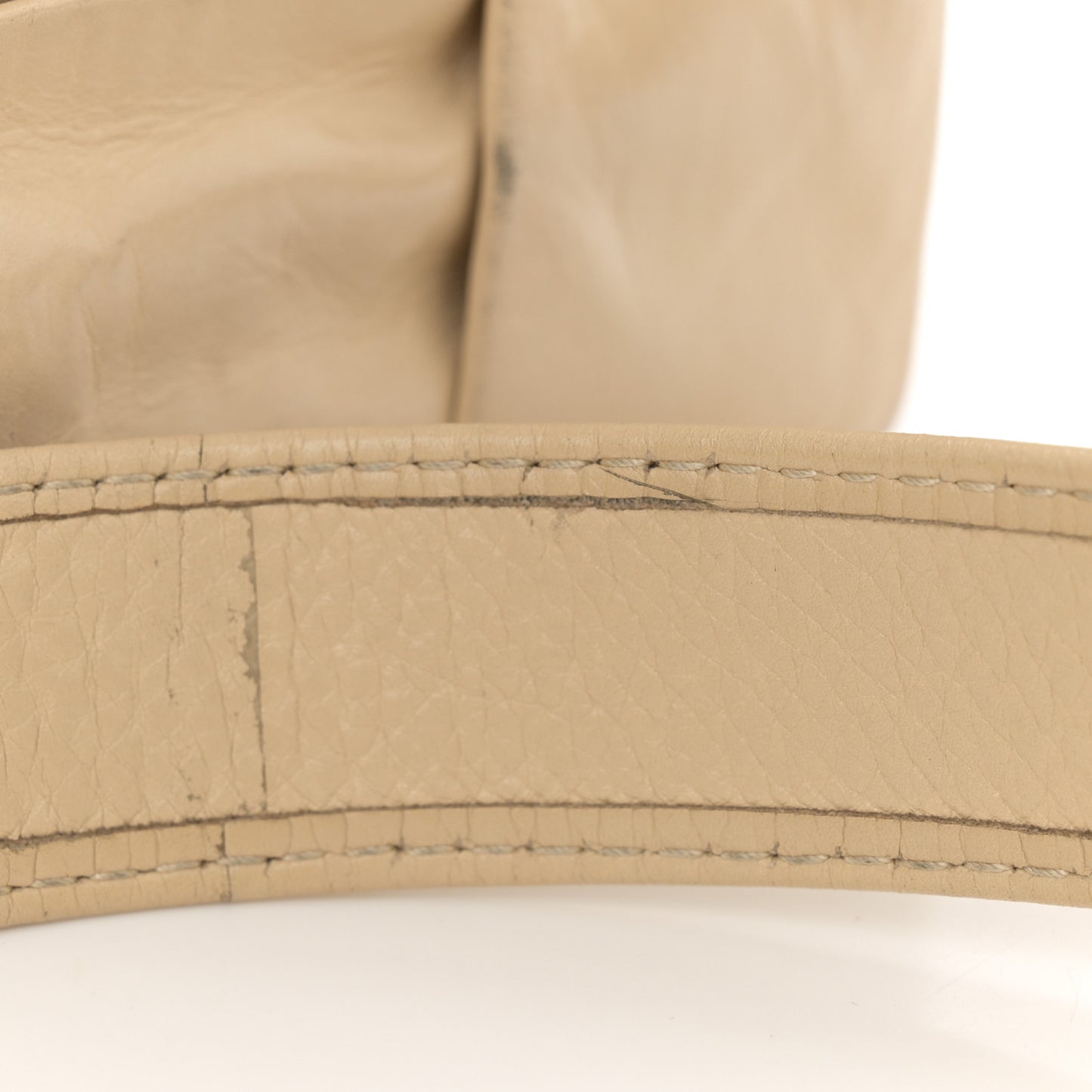 Paper Calfskin Maxi Intreccio Cassette Crossbody Bag Beige