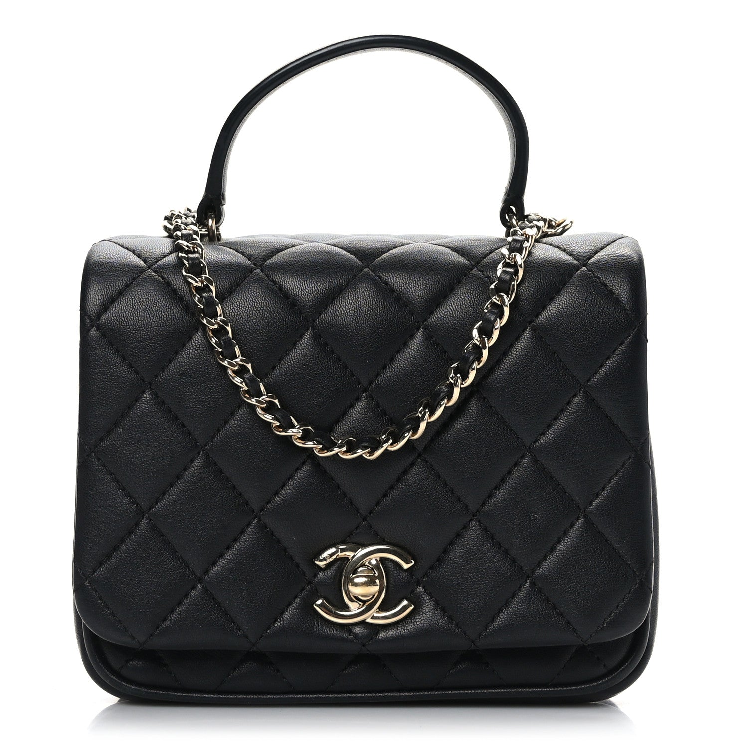 Chanel Lambskin Quilted Mini Citizen Chic Flap Black 1 of 9