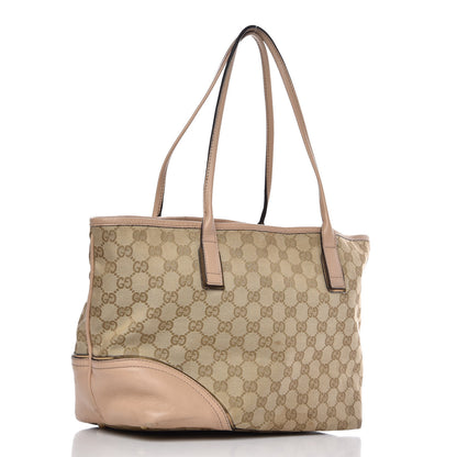 Gucci Monogram Medium New Britt Tote Beige 3 of 27