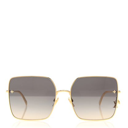 Louis Vuitton Metal LV Square Charm Sunglasses Z1718U Black 2 of 8