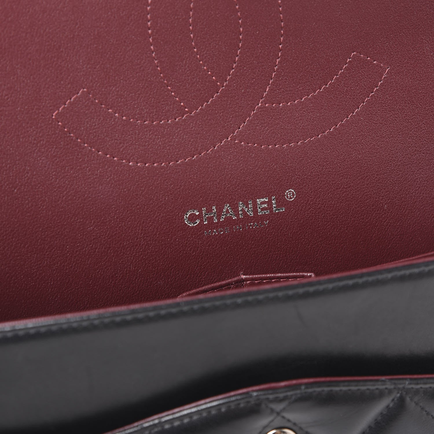 Chanel Lambskin Quilted Jumbo Double Flap Black 7 of 13