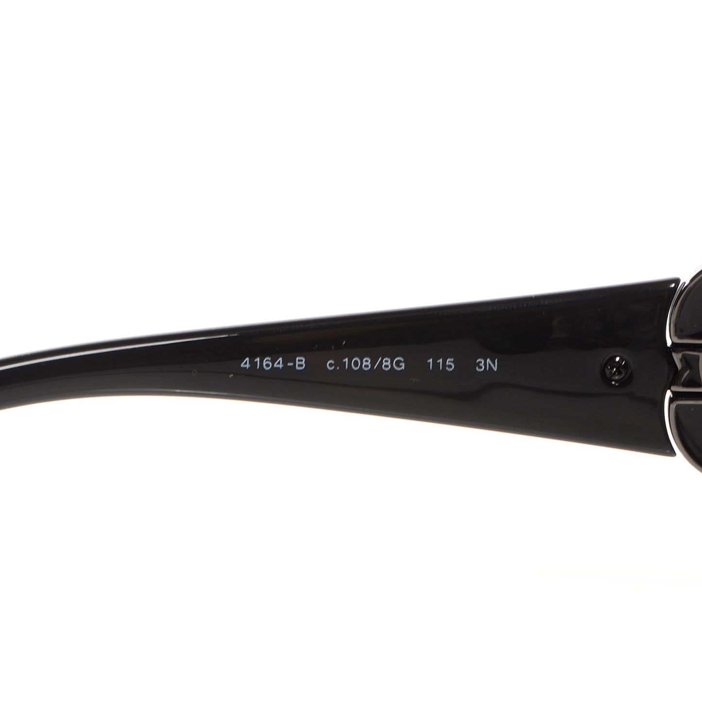 Swarovski Crystal Camellia CC Sunglasses 4164-B Black