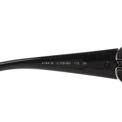 Chanel Swarovski Crystal Camellia CC Sunglasses 4164-B Black 6 of 6