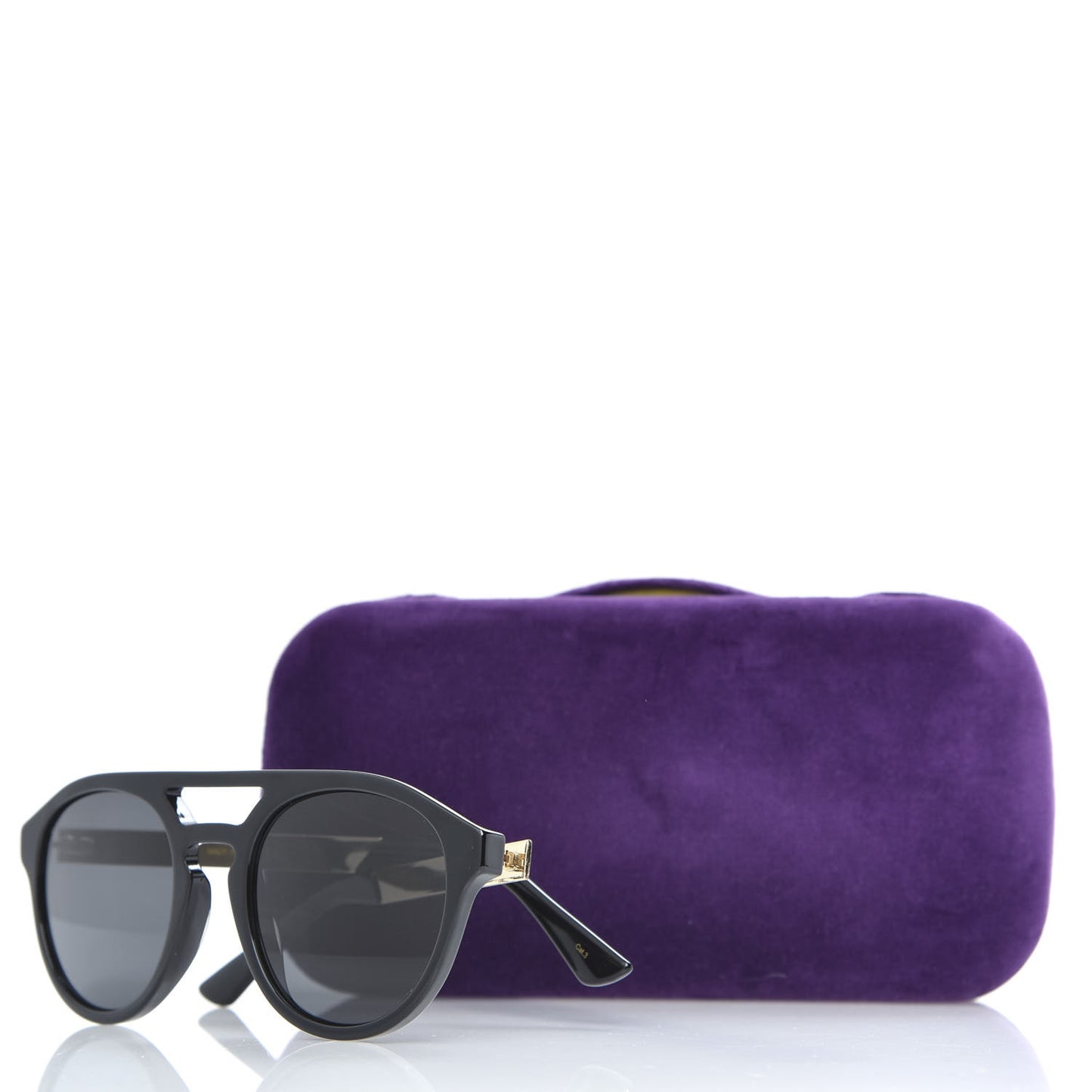 Acetate Mens Sunglasses GG0689S Black Gold