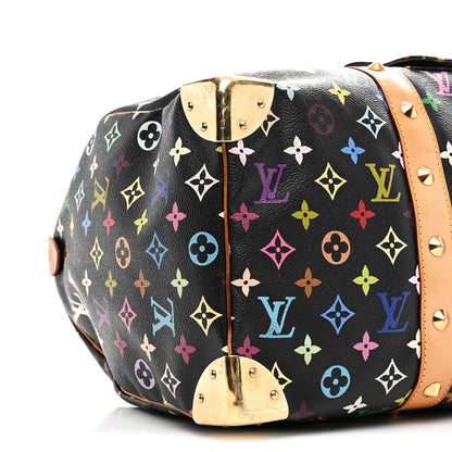 Louis Vuitton Monogram Multicolor Keepall 45 Black 7 of 11