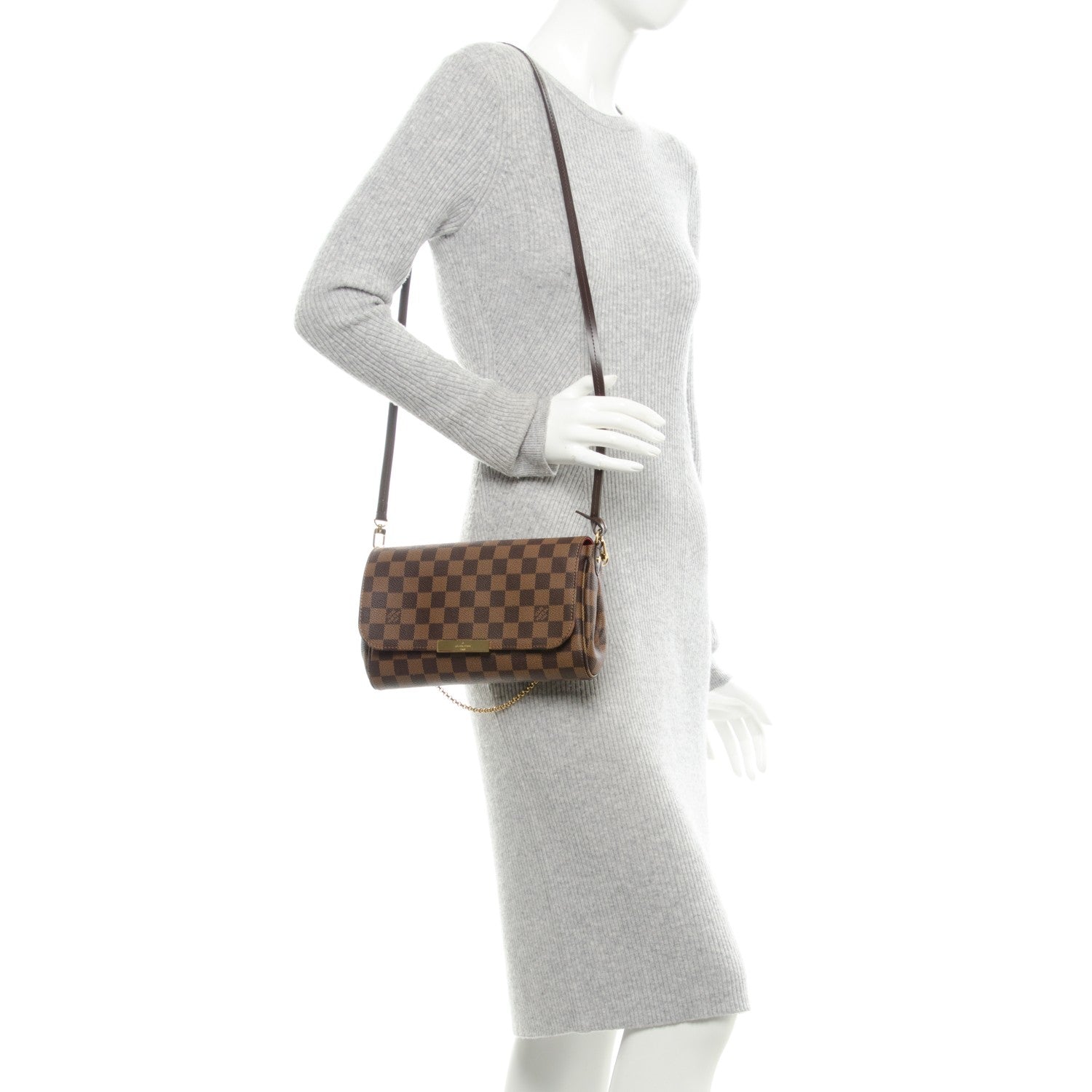 Louis Vuitton Damier Ebene Favorite MM 2 of 8
