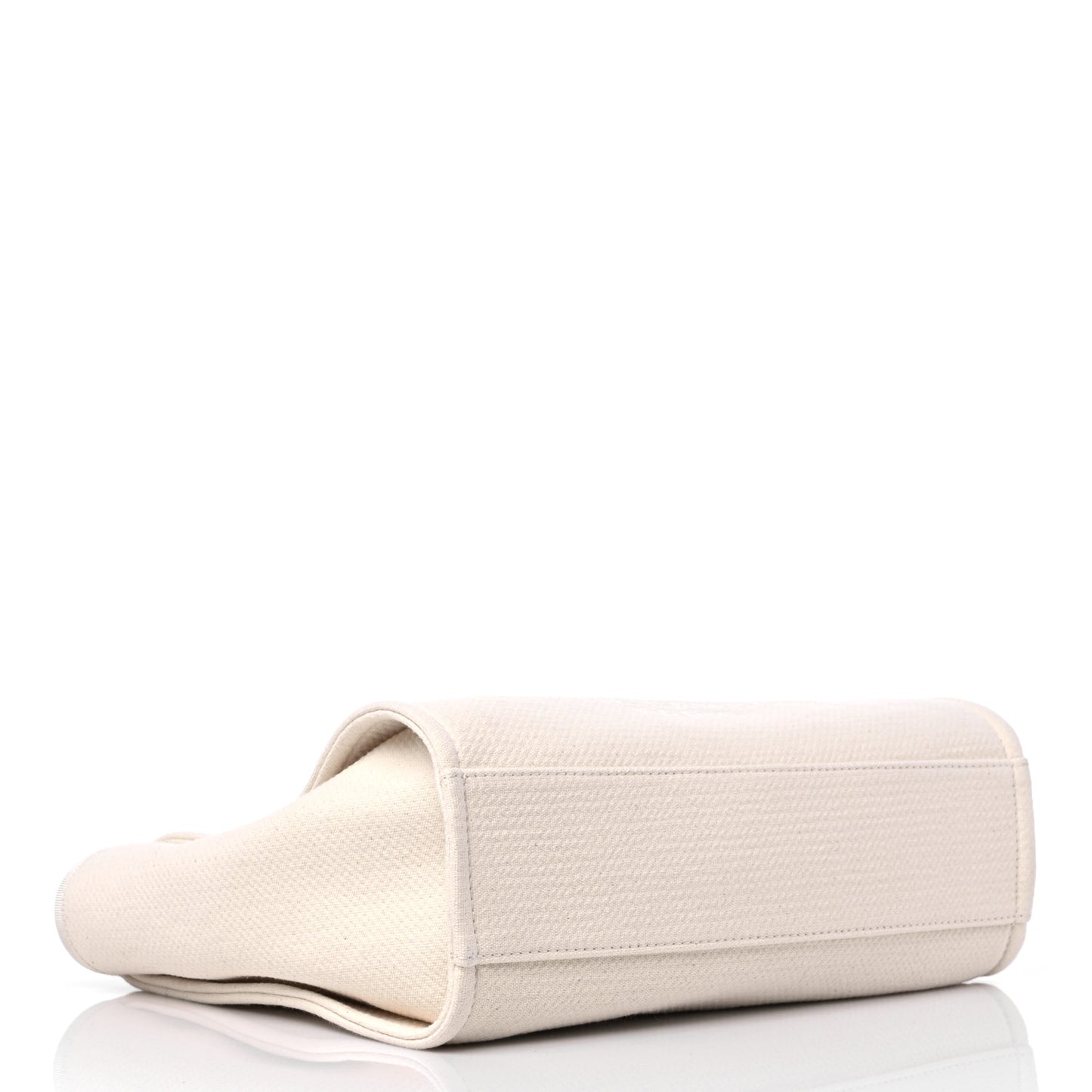 Mixed Fibers Small Deauville Tote White