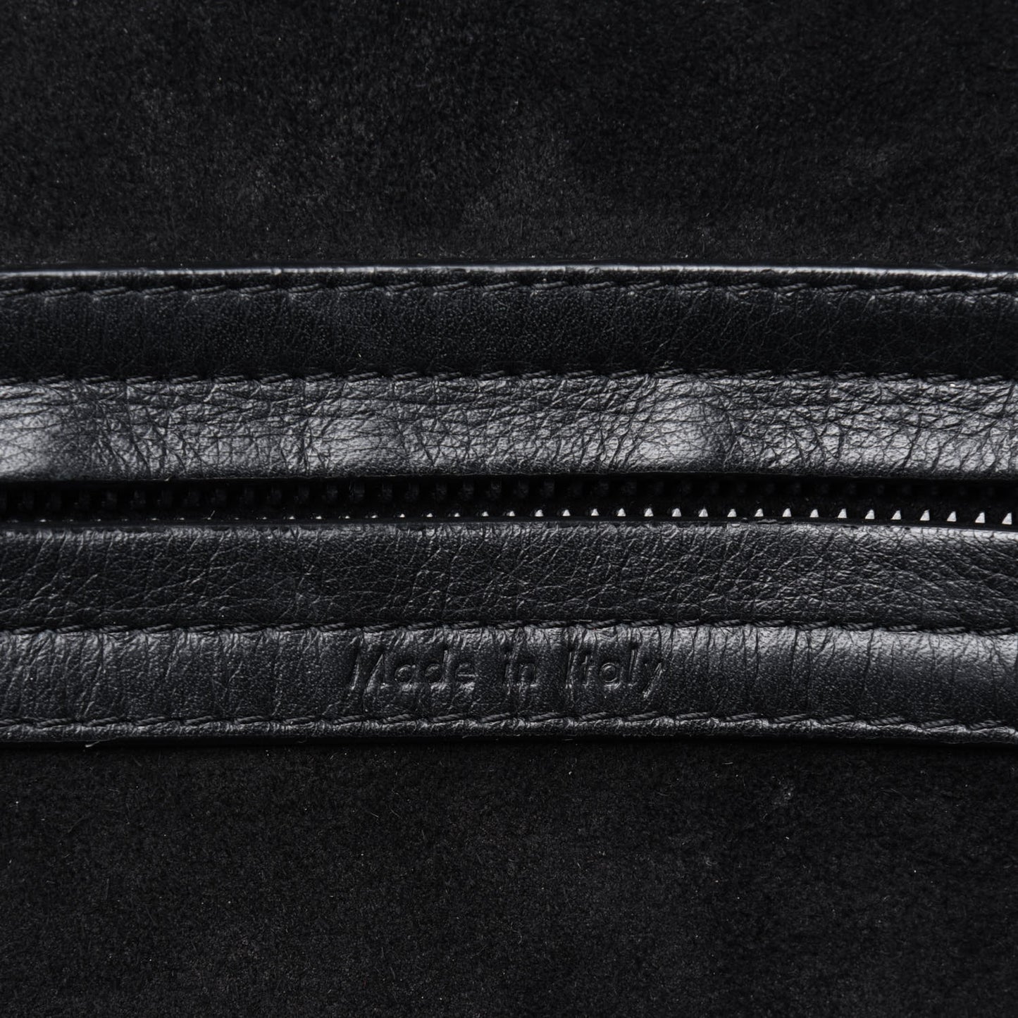 Supple Calfskin Medium Phantom Luggage Black