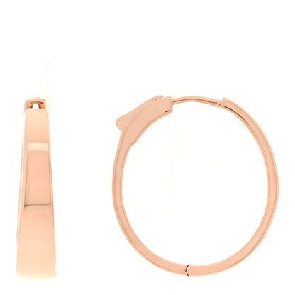 Anita Ko 18K Rose Gold Classic Medium Meryl Hoop Earrings 1 of 5