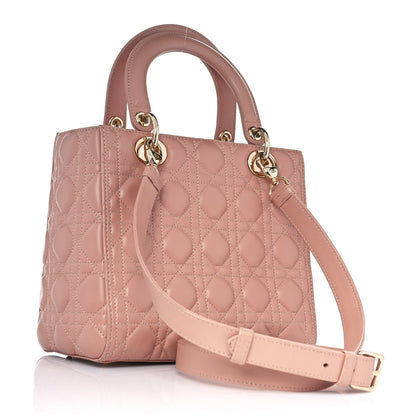 Christian Dior Lambskin Cannage Medium Lady Dior Fard 2 of 9