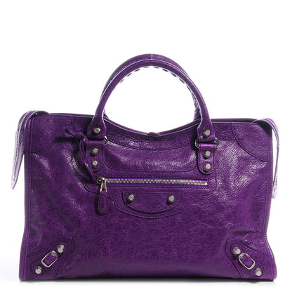 Balenciaga Agneau Giant 12 Silver Hardware City Ultraviolet 1 of 9