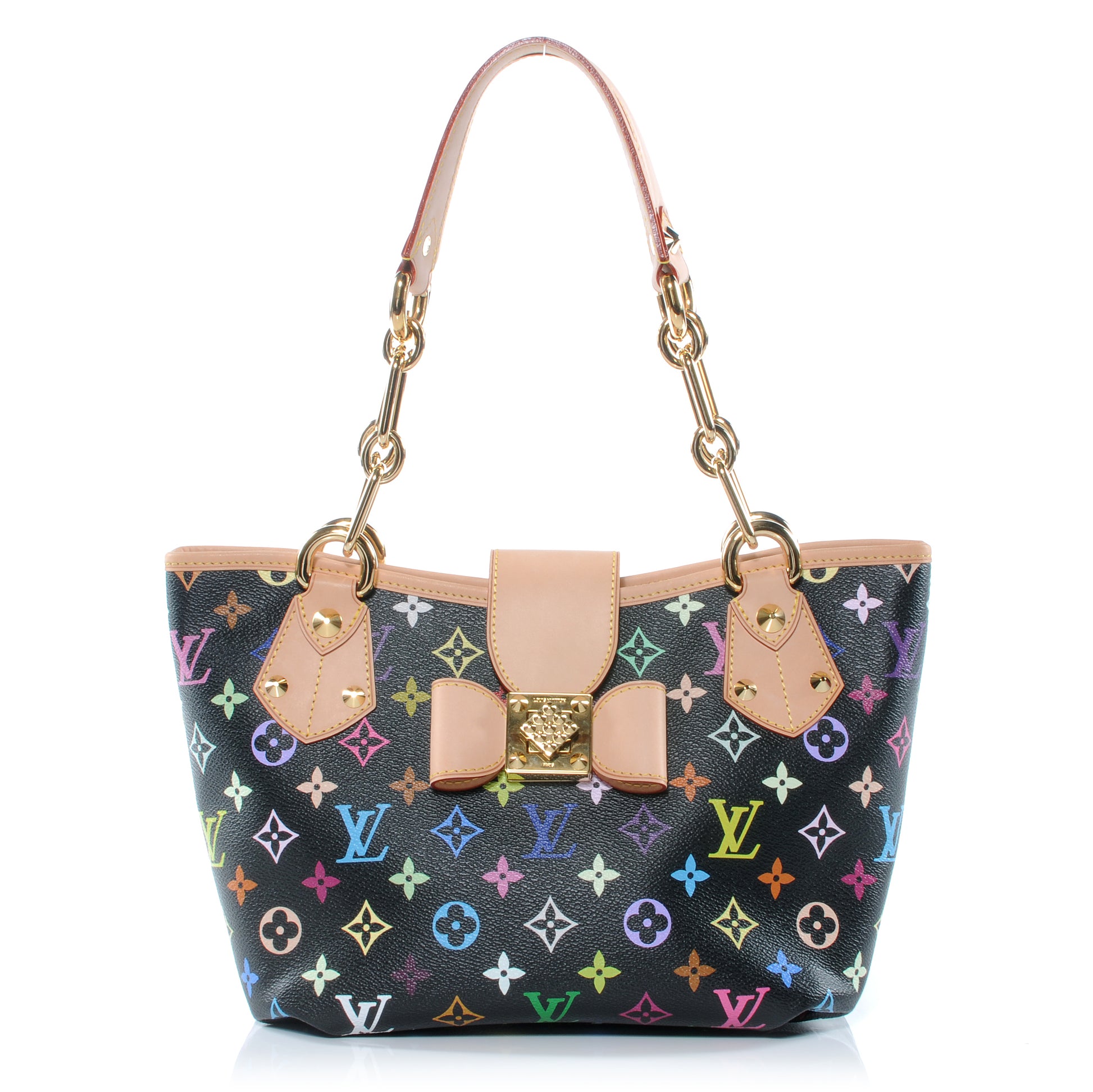 Louis Vuitton Monogram Multicolor Annie MM Black 1 of 7