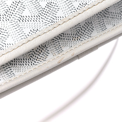 Goyard Goyardine Plumet Wallet Clutch White 11 of 13
