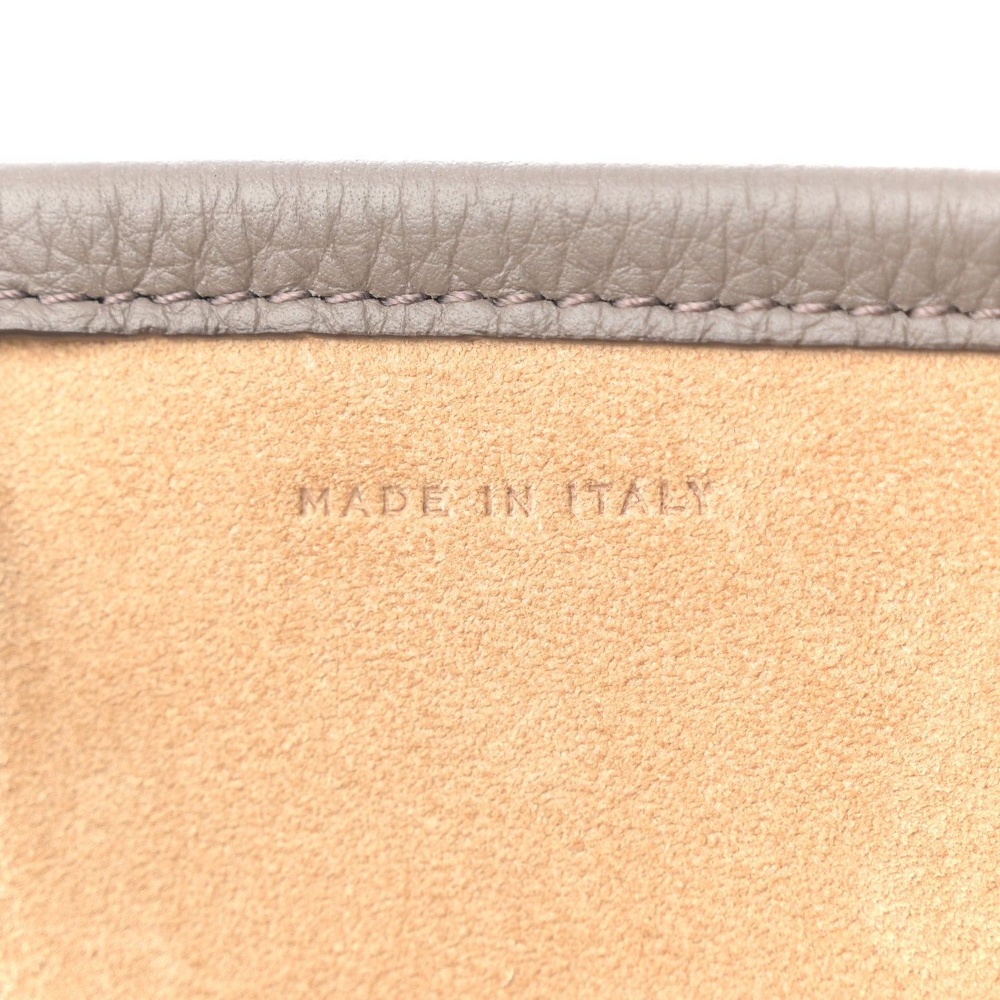 Grained Calfskin Large N/S Park Tote French Grey