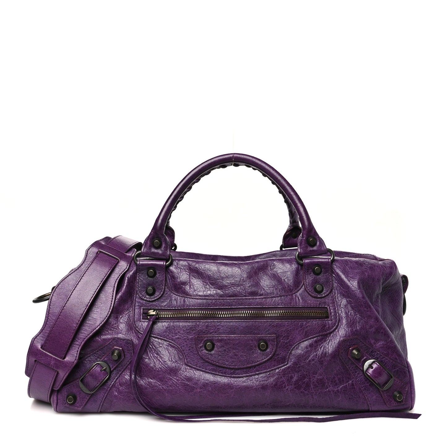 Agneau Classic Hardware Twiggy Sapphire