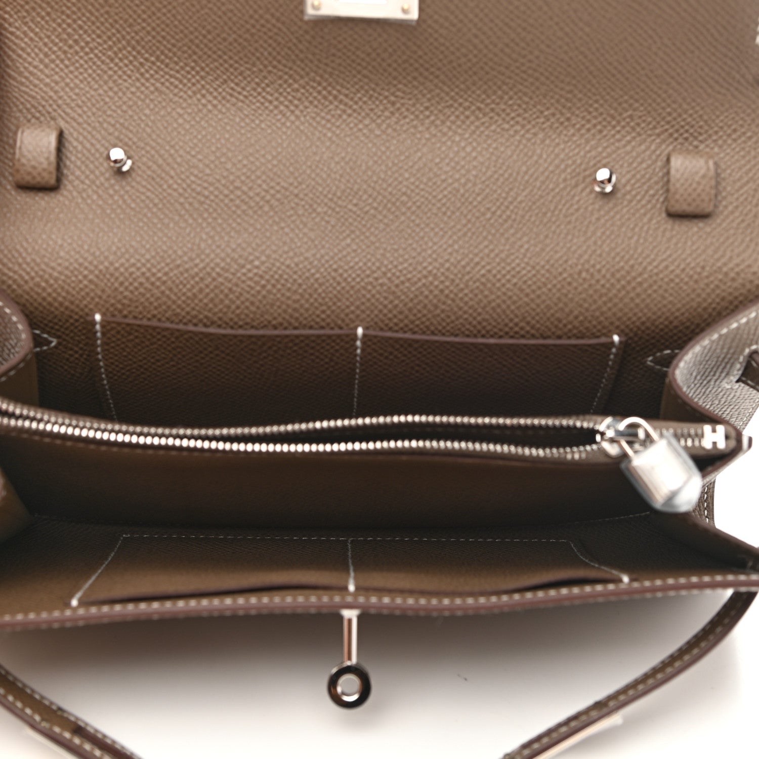 Hermes Epsom Kelly Wallet To Go Etoupe 6 of 7