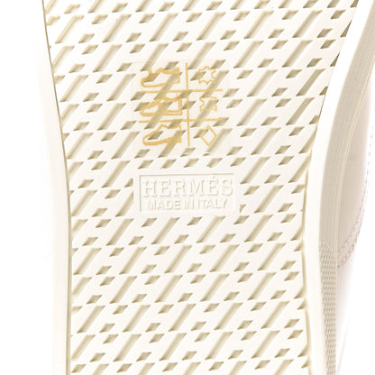 Hermes Calfskin Pegase Pop Womens Quicker Sneakers 36.5 White Multicolor 6 of 10