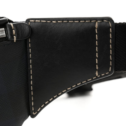 Burberry E-canvas Check Cason Mini Bum Bag Navy Blue 12 of 13