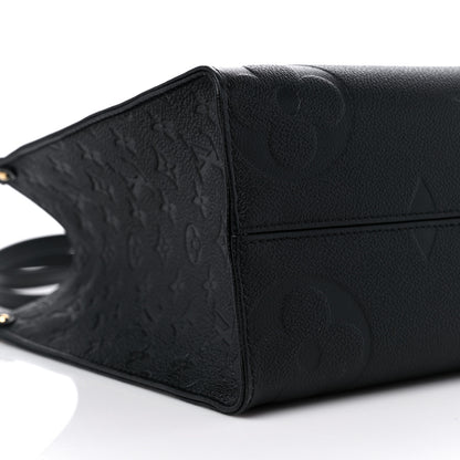 Louis Vuitton Empreinte Monogram Giant Onthego MM Black 7 of 9