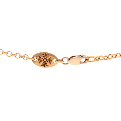 Chrome Hearts 22K Yellow Gold CHROME Script Necklace 4 of 4