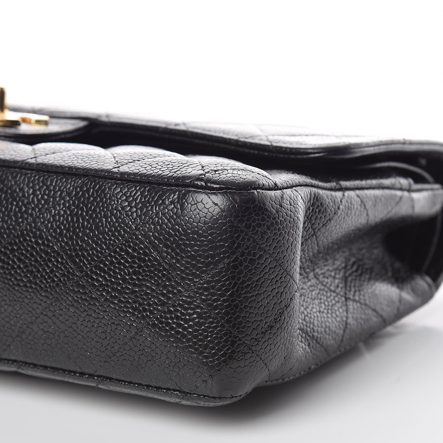 Chanel Caviar Quilted Medium Double Flap Black 14 of 19