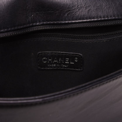 Chanel Calfskin Embossed Stitch Large Boy Flap Black 8 of 18