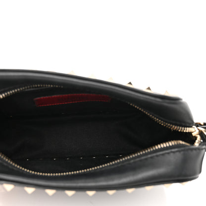 Valentino Garavani Calfskin Rockstud Camera Crossbody Bag Black 5 of 9
