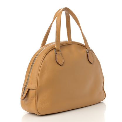 Prada Vitello Daino Bowler Bag Sughero 3 of 14