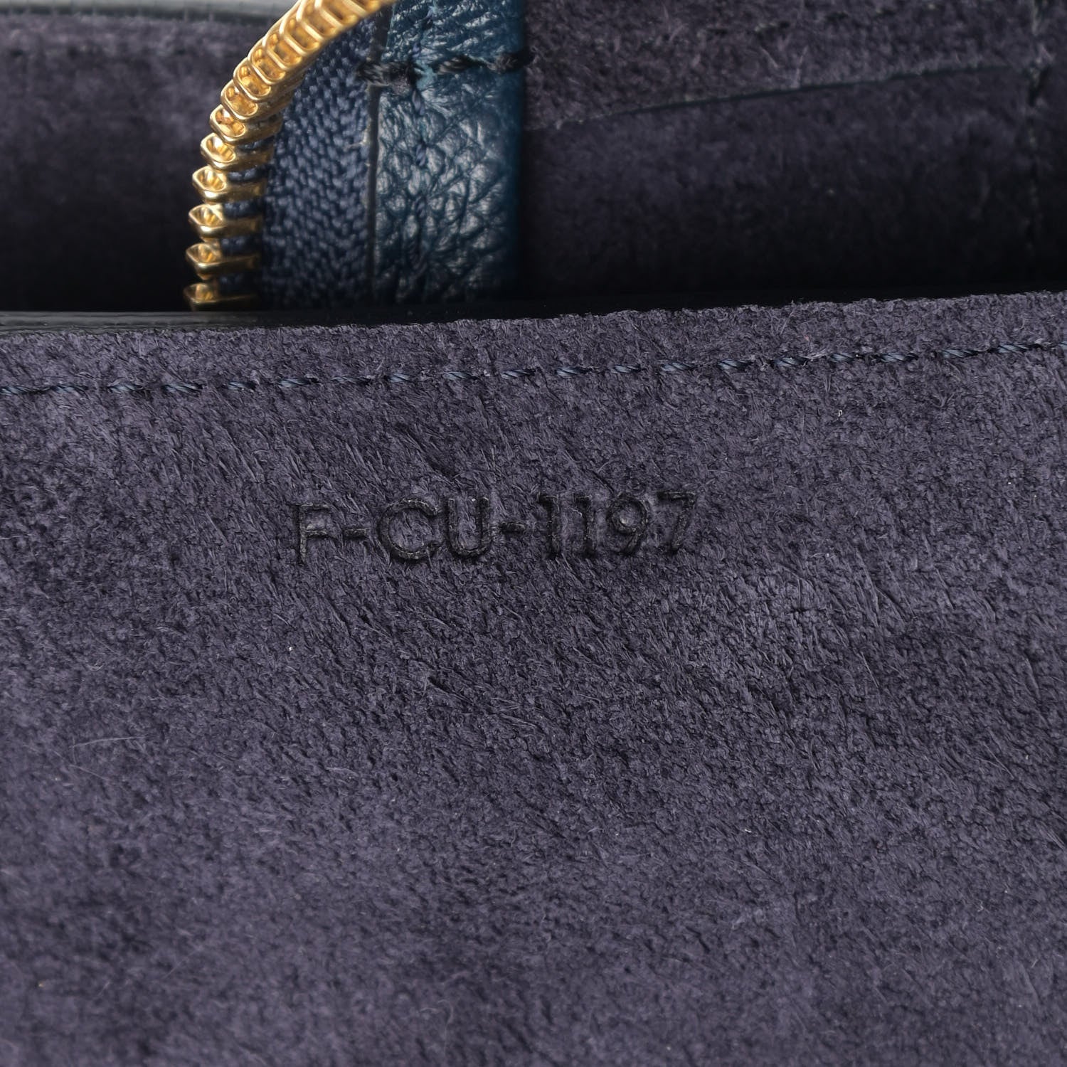 Celine Baby Grained Calfskin Micro Belt Bag Abyss Blue 8 of 13