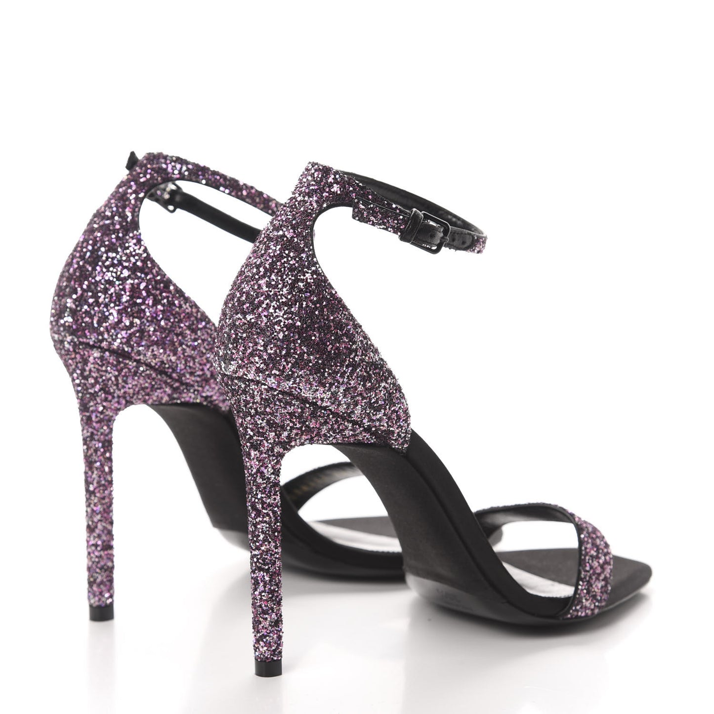 Glitter Amber 105 Ankle Strap Sandals 38.5 Pink